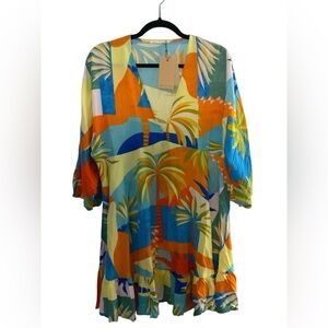 Label of Love Tropical Breeze Swim Cover-Up size M